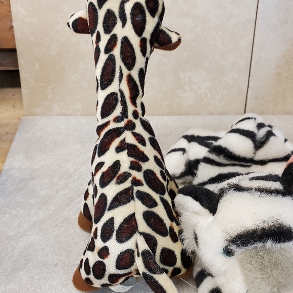 🐯🦒 NWT White Tiger & Giraffe Stuffed animal set - Picture 14 of 16
